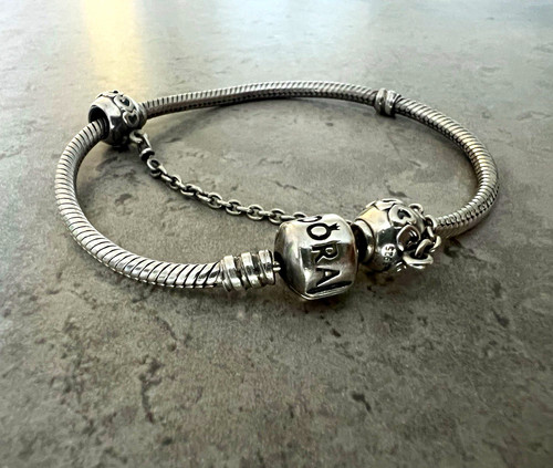 Pandora silver snake chain - silver,