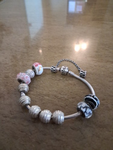 Pandora silver charm - charm, bracelet