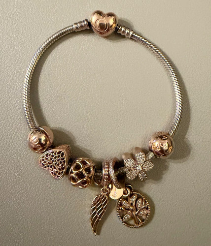 Pandora sterling silver snake - sterling,