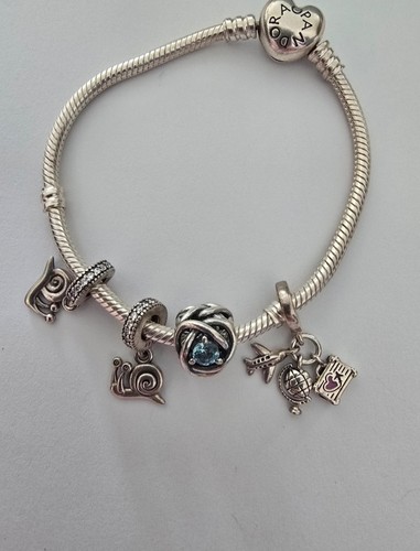 Pandora silver braclet - silver,