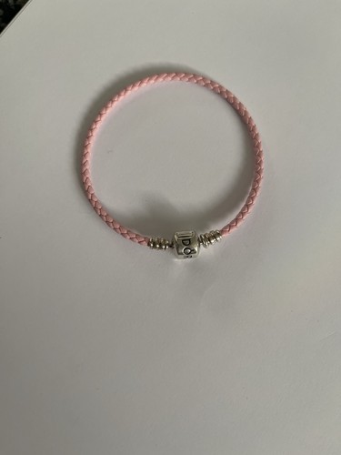 Pandora pink leather barrel - pandora,