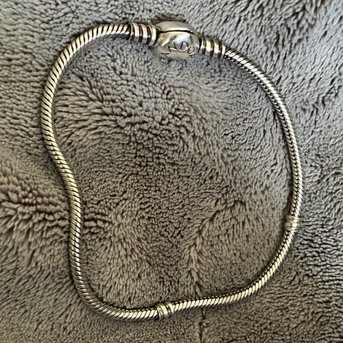 Pandora signed silver snake - pandora,