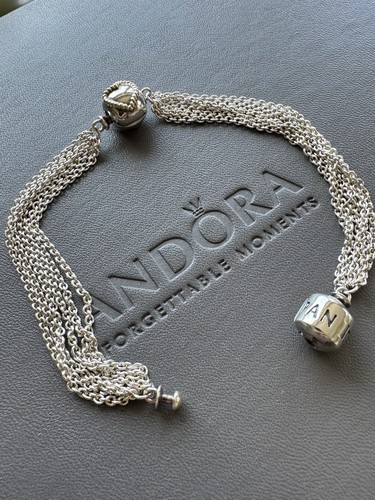 Pandora silver multi strand
