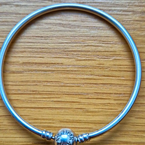 Pandora signed silver snake - signed,
