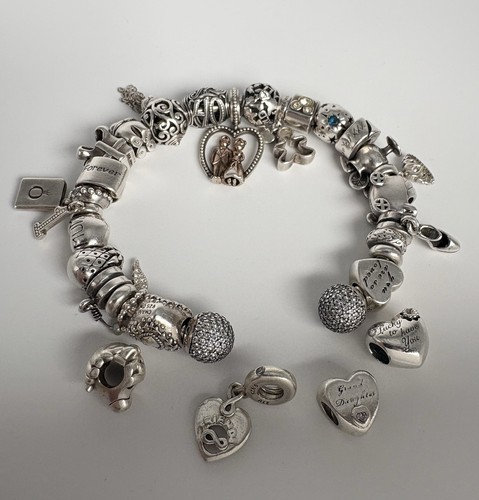 Genuine pandora charm bangle - genuine,