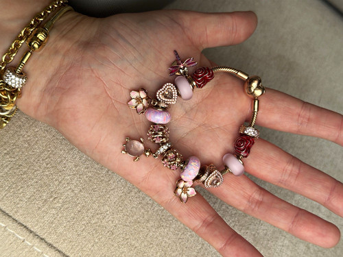 Pandora rose gold charm