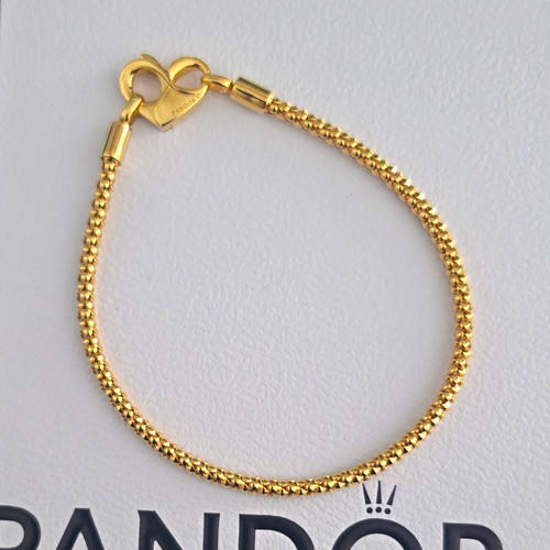 Pandora gold snake chain - gold,