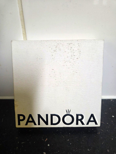 Pandora black leather charm - leather,