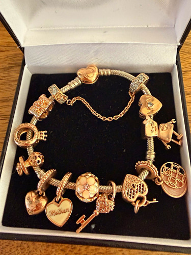 Pandora snake chain charm - pandora,